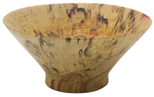 Spalted Turned Wood Bowl