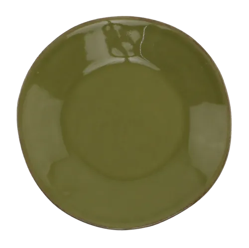 Olive Green Dessert Plate
