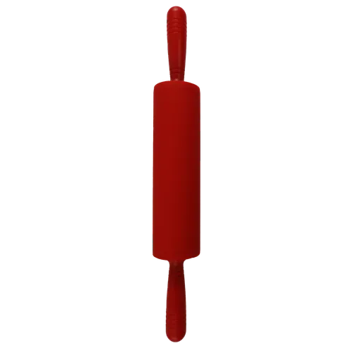 Primary Red Silicone Rolling Pin