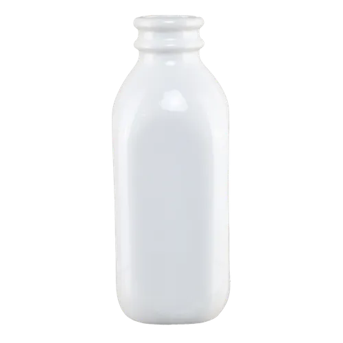 White Ceramic Milk Jug Bottle