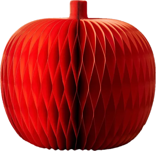 Large Orange Decorative Paper Pumpkin