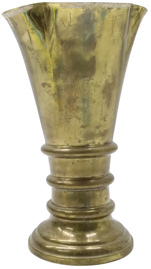 Brass Trophy Vase