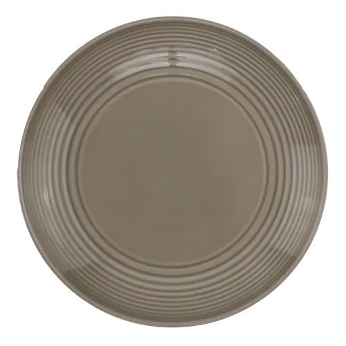 Ecru Brown Dinner Plate