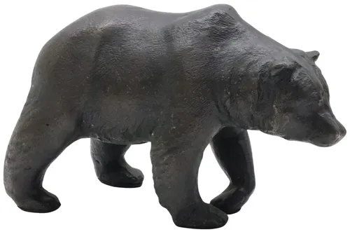Brown Cast Iron Bear