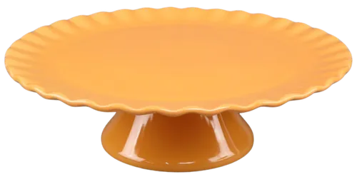 Orange Ceramic Cake Stand