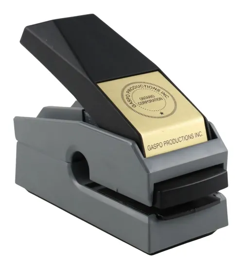 Grey Desk Seal Embosser