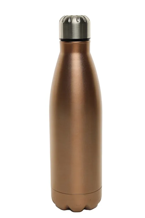 Burlywood Matte Copper Metal Water Bottle