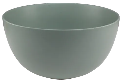 Matte Green Stoneware Mixing Bowl