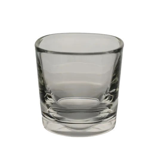 Clear Glass Square Low Ball Glass