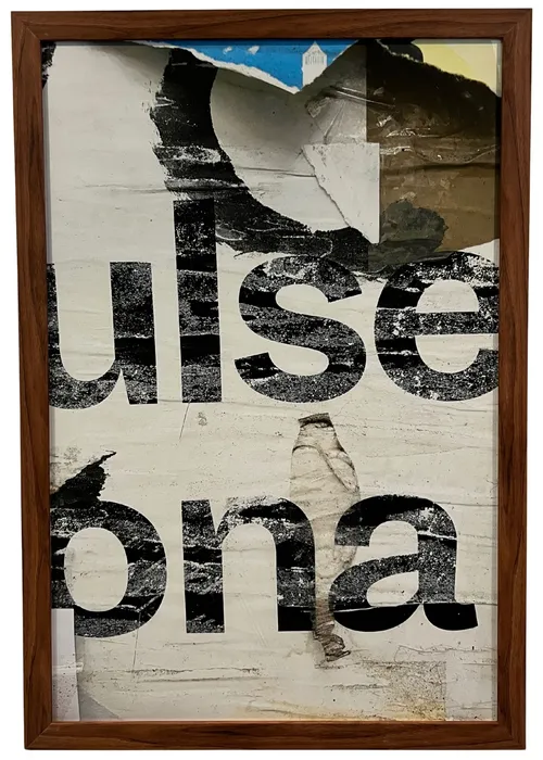 Grafitti IV In Wood Frame