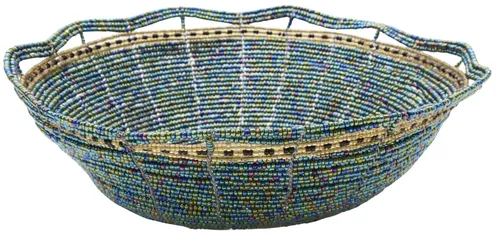 Seed Bead Decorative Bowl