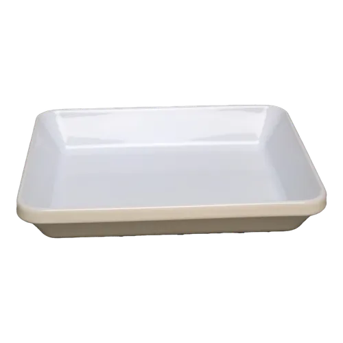 Beige Rectangular Ceramic Baking Dish