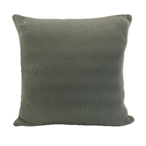 Antiqued Gold Moss With Oatmeal Back Throw Pillow