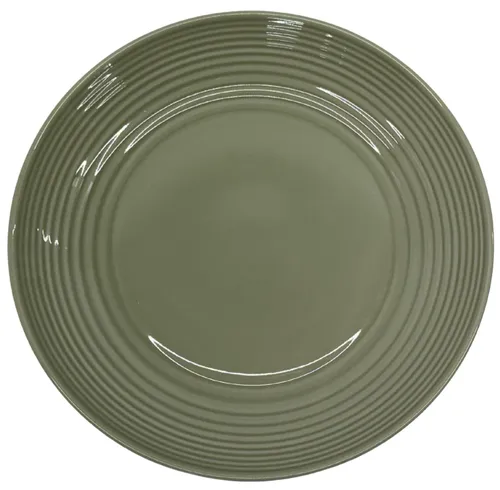 Sage Green Ceramic Maze Dinner Plate