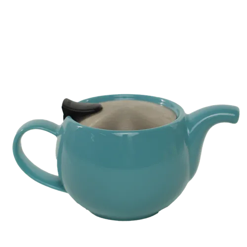 Powder Blue Ceramic Teapot