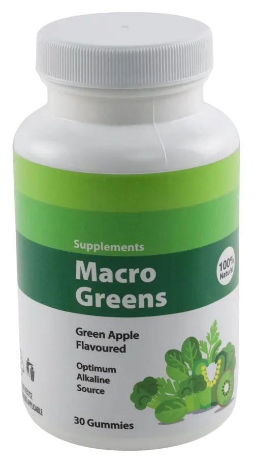 Generic Macro Greens Green Apple Bottle
