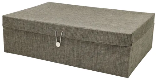Brown Woven Letter Document Storage Box