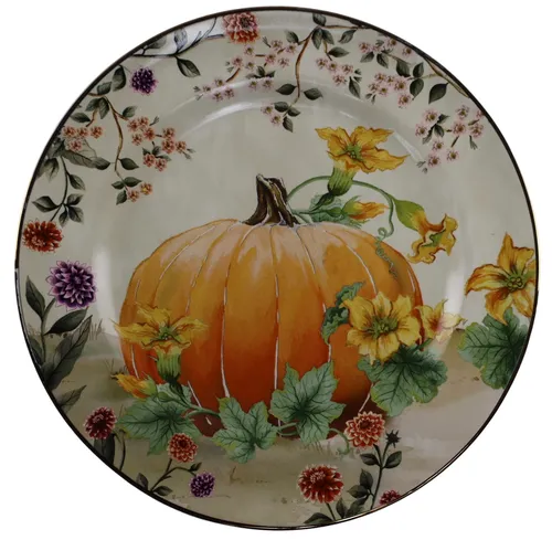 Orange Pumpkin Side Plate