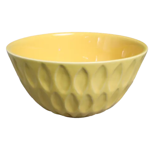 Yellow Bumblebee Wings Ceramic Mixing Bowl