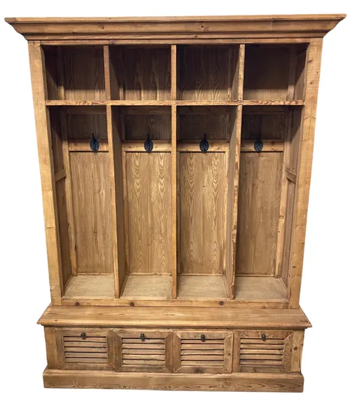 Wood Entry Locker