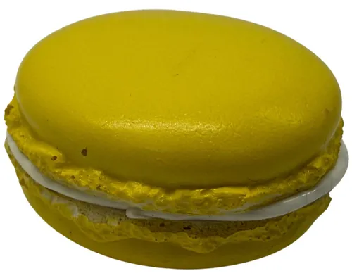 Artificial Yellow Lemon Macaron