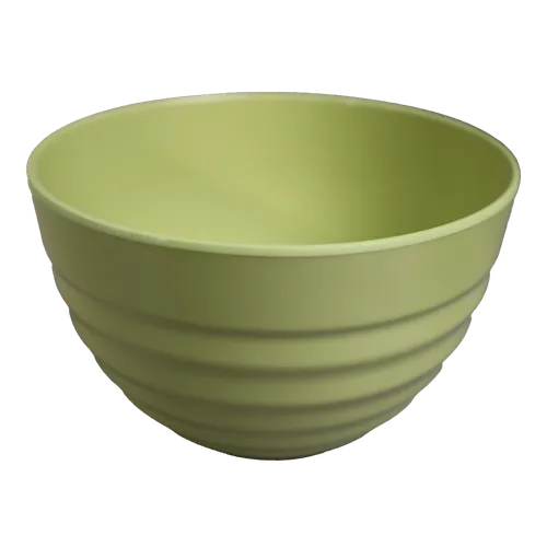 Tea Green Broad Band Plastic Mixing Bowl