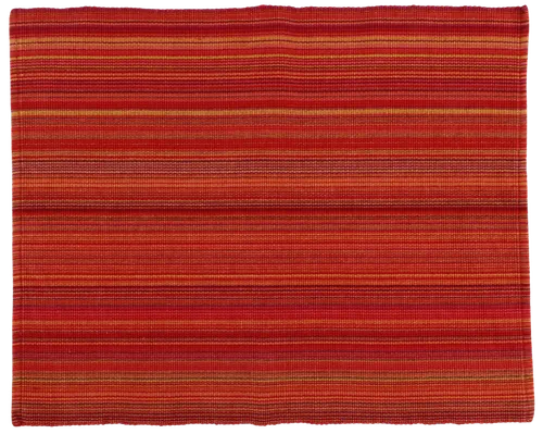 Orange & Red Stripe Placemat