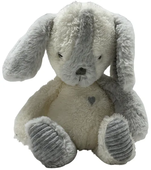 White & Blue Bunny Stuffed Animal