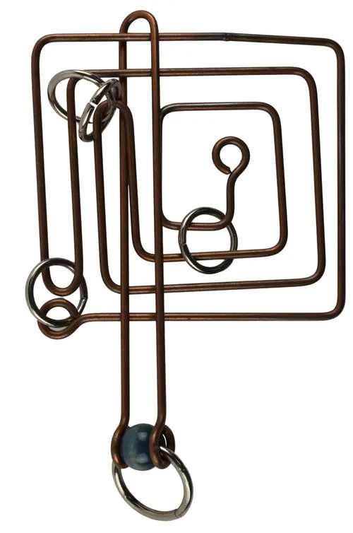 Metal Wire Disentanglement Puzzle