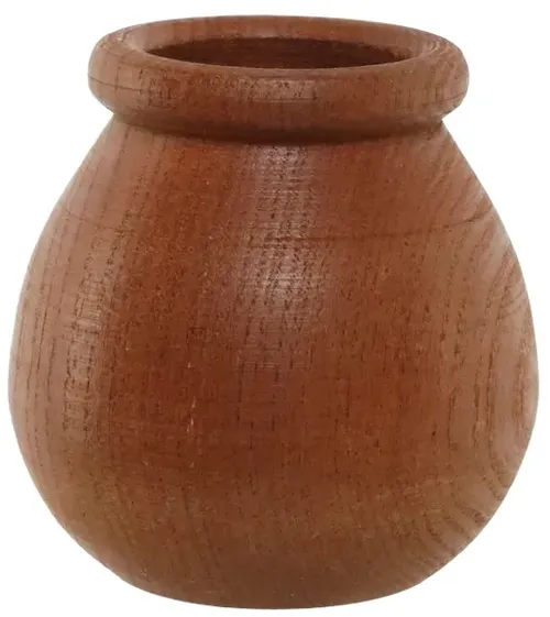 Small Turned Wood Vase