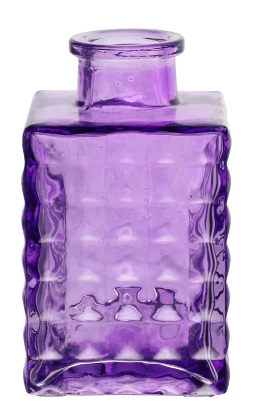 Purple Clear Glass Vase Collection - E