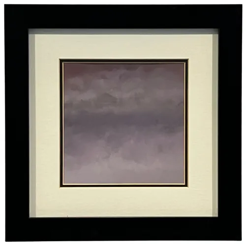 Clouded II In Black Frame