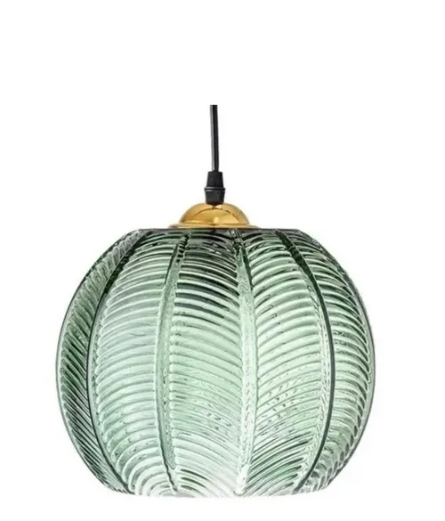 Green Glass Pendant Light