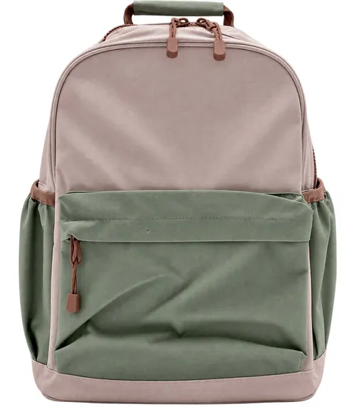 Pale Pink and Muted Sage Backpack