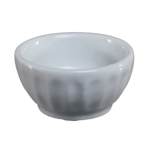 White Tulip Ceramic Pinch Bowl