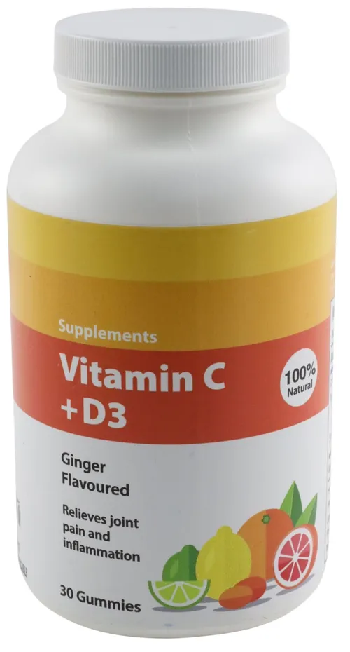Generic Vitamin C + D3 Container - Large