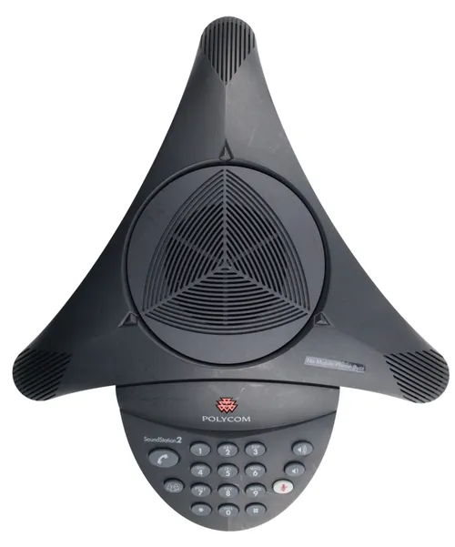 Black Conference Phone With Keypad