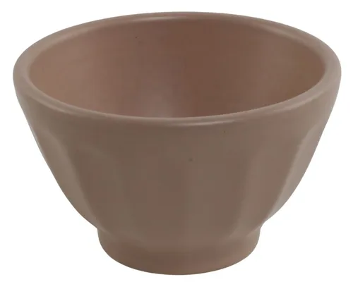 Matte Peach Ceramic Fluted Ramekin