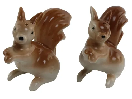 Squirrel Ceramic Salt & Pepper Set