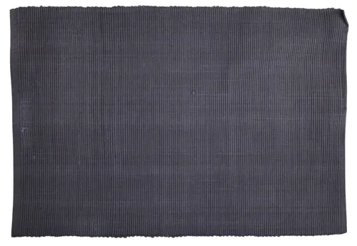 Black Rectangular Placemat