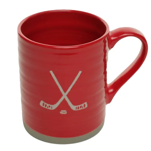 Royal Red Hockey Stick Crest Mug