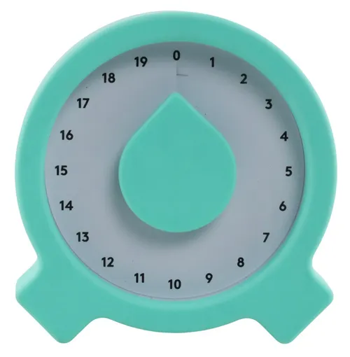 Teal & White Minute Timer