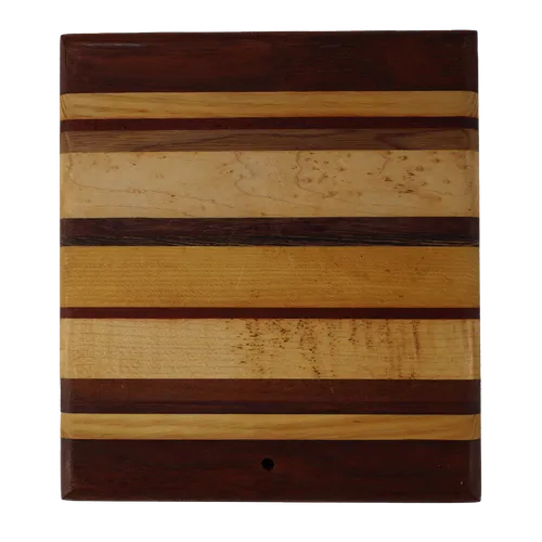 Square Lines Wood Cutting Board