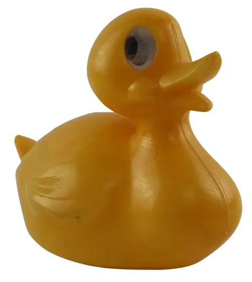 Vintage Yellow Duck With Lenticular Eyes