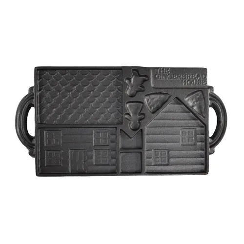 Cast Iron Gingerbread House Mould
