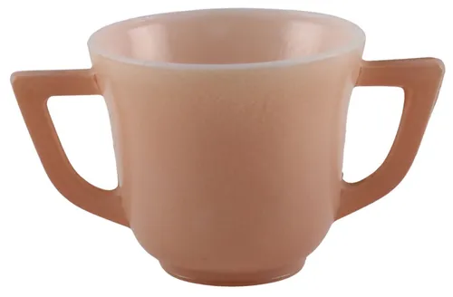 Vintage Pastel Pink Mini Sugar Bowl