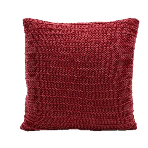 Smokey Topaz Lined Braid With Sandy Linen Back Throw Pillow