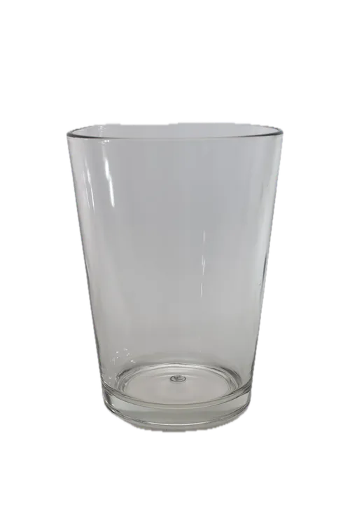 Slow Taper Clear Glass Vase