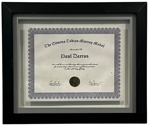 Diploma In Black & Silver Frame