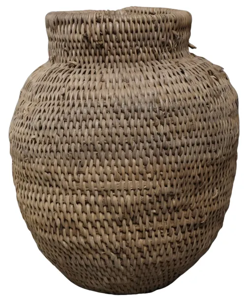 Natural Woven Decorative Vase
